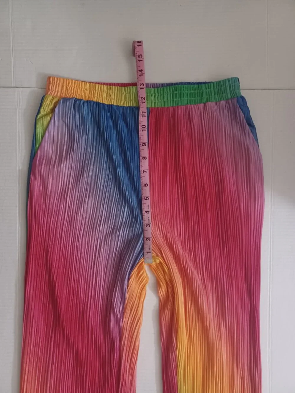DRESSED IN LALA PLISSE' RAINBOW DAYDREAM TWO PIECE PANTS SET SIZE MEDIUM - Picture 2 of 14